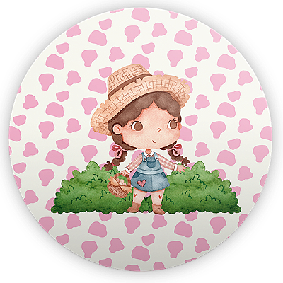 Mini Painel - Fazendinha  - Sublimado 3D