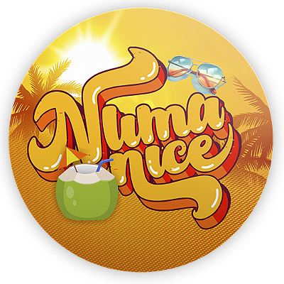 Mini Painel - Numa Nice - Sublimado 3D