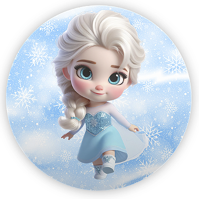Mini Painel - Frozen - Sublimado 3D