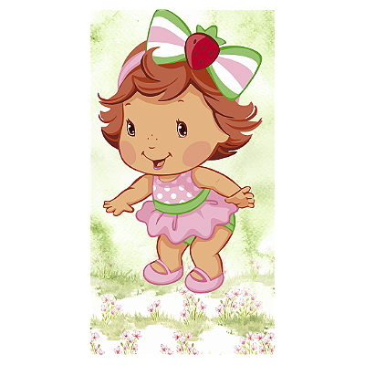 Faixa Lateral - Moranguinho Baby - Sublimado 3D