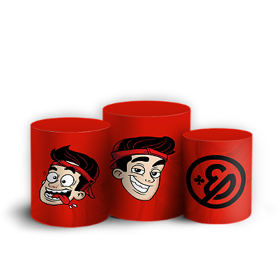 Trio Cilindro - Enaldinho - Sublimado 3D