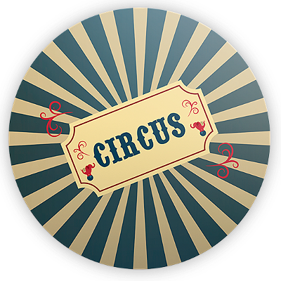 Mini Painel - Circo - Sublimado 3D