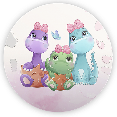 Mini Painel - Dinossauro - Sublimado 3D