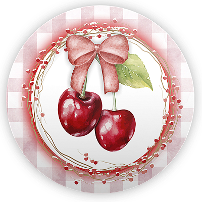 Mini Painel - Cerejinha - Sublimado 3D