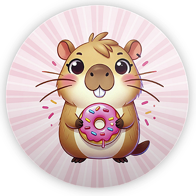 Mini Painel - Capivara - Sublimado 3D