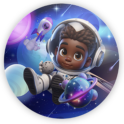 Mini Painel - Astrounauta - Sublimado 3D