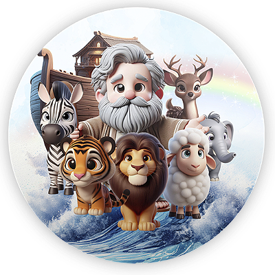 Mini Painel - Arca De Noé - Sublimado 3D