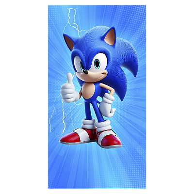 Faixa Lateral - Sonic - Sublimado 3D