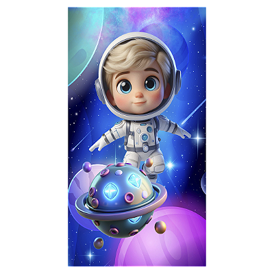 Faixa Lateral - Astrounauta - Sublimado 3D