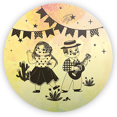 Mini Painel - Festa Junina - Sublimado 3D