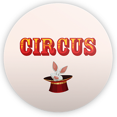 Mini Painel - Circo - Sublimado 3D