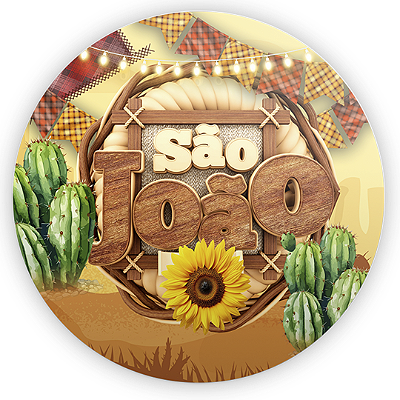 Mini Painel - Festa Junina - Sublimado 3D