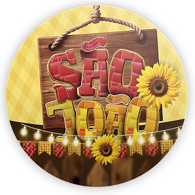 Mini Painel - Festa Junina - Sublimado 3D