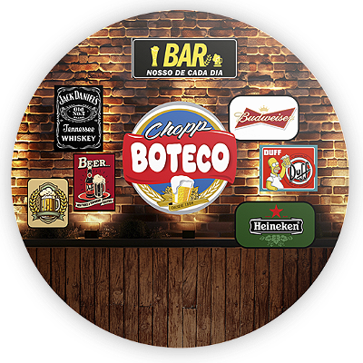 Mini Painel - Boteco - Sublimado 3D