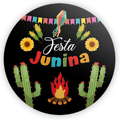Mini Painel - Festa Junina - Sublimado 3D