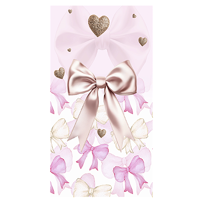 Faixa Lateral - Laços - Sublimado 3D