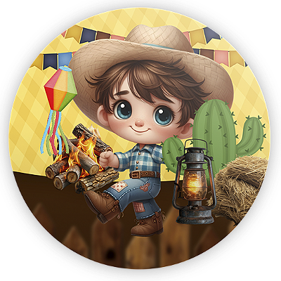 Mini Painel - Festa Junina - Sublimado 3D