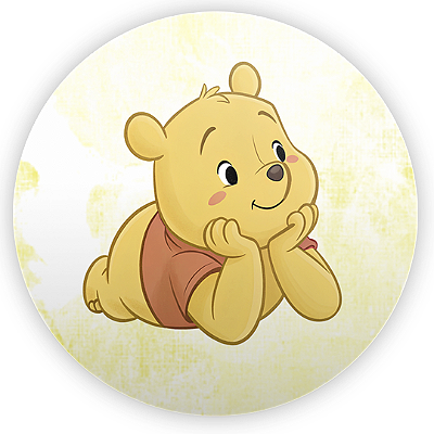 Mini Painel - Ursinho Pooh - Sublimado 3D