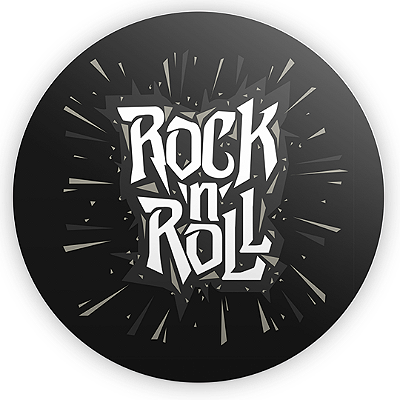 Mini Painel - Rock and Roll - Sublimado 3D