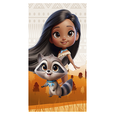 Faixa Lateral - Pocahontas - Sublimado 3D