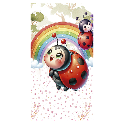 Faixa Lateral - Joaninha - Sublimado 3D