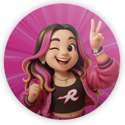 Mini Painel - Os Rosas - Sublimado 3D