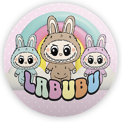Mini Painel - Labubu - Sublimado 3D