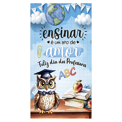 Faixa Lateral - Dia Dos Professores - Sublimado 3D