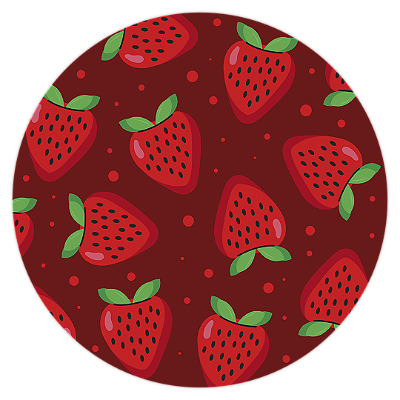 Mini Painel - Morango Do Amor - Sublimado 3D