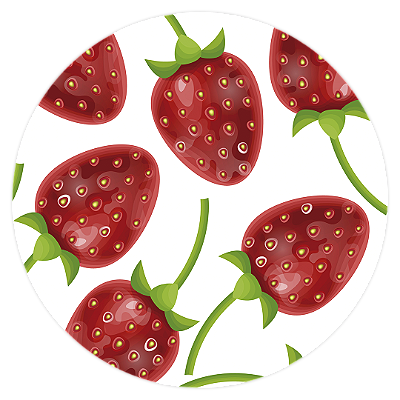 Mini Painel - Morango Do Amor - Sublimado 3D