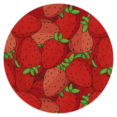 Mini Painel - Morango Do Amor - Sublimado 3D