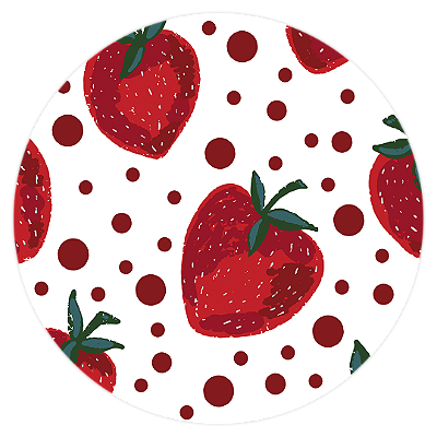 Mini Painel - Morango Do Amor - Sublimado 3D