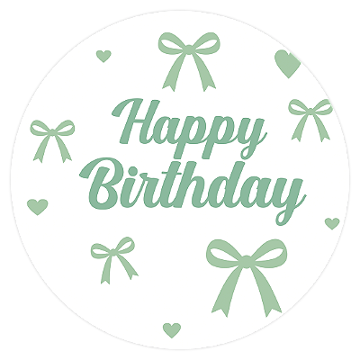 Mini Painel - Happy Birthday - Sublimado 3D