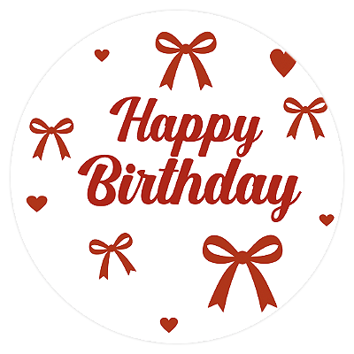 Mini Painel - Happy Birthday - Sublimado 3D