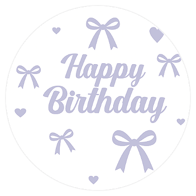 Mini Painel - Happy Birthday - Sublimado 3D