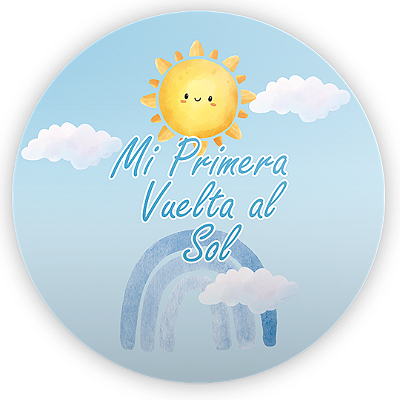 Mini Painel - Mi Primera Vuelta al Sol ES - Sublimado 3D