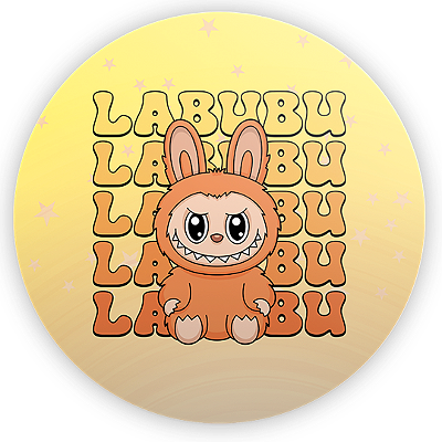 Mini Painel - Labubu - Sublimado 3D