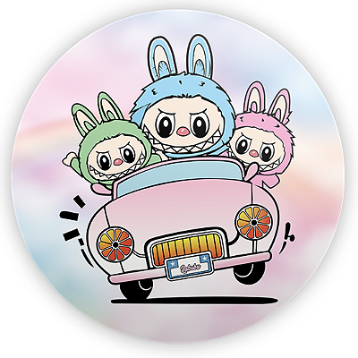 Mini Painel - Labubu - Sublimado 3D