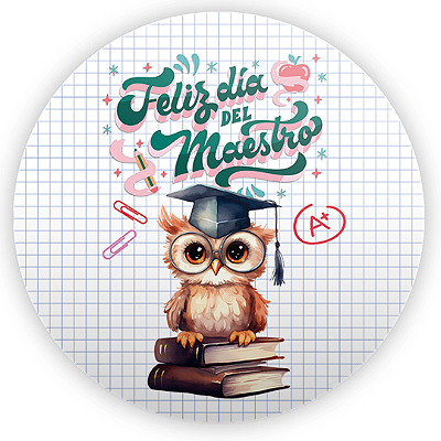 Mini Painel - Dia del Maestro ES - Sublimado 3D