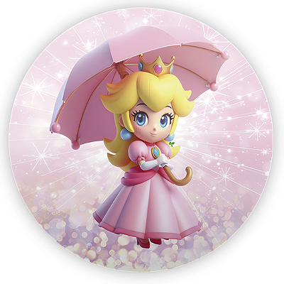 Mini Painel - Princesa Peach Super Mario - Sublimado 3D