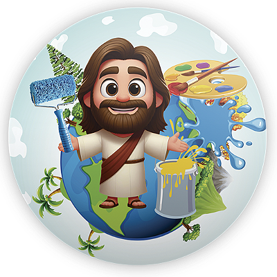 Mini Painel - O Maior Pintor Do Mundo - Sublimado 3D