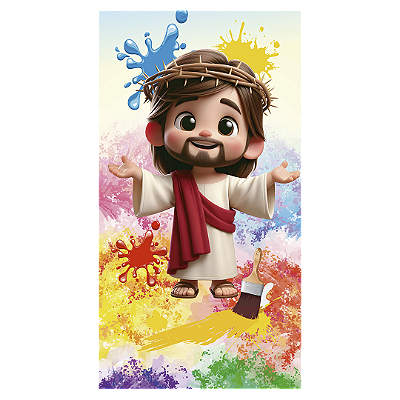 Faixa Lateral - O Maior Pintor Do Mundo - Sublimado 3D