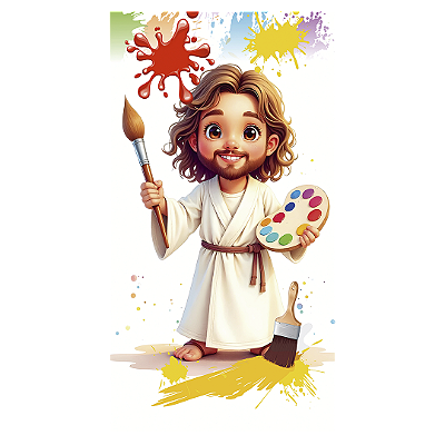 Faixa Lateral - O Maior Pintor Do Mundo - Sublimado 3D