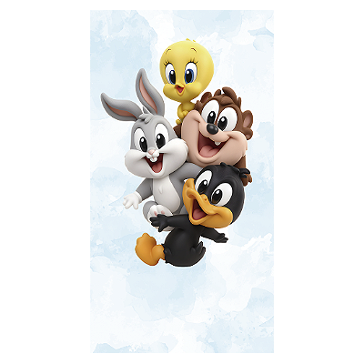 Capa Faixa Lateral Sublimado - Looney Tunes