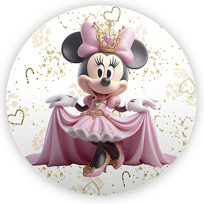 Mini Painel - Minnie - Sublimado 3D