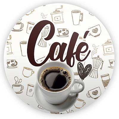 Mini Painel - Café - Sublimado 3D