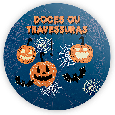 Mini Painel - Dia das Bruxas Halloween - Sublimado 3D