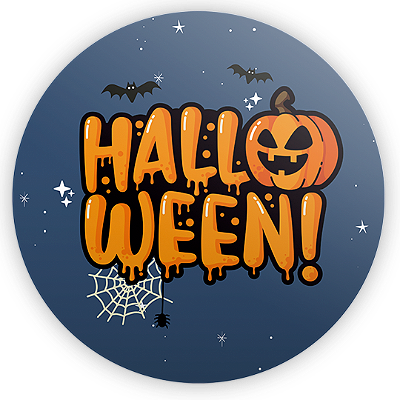 Mini Painel - Dia das Bruxas Halloween - Sublimado 3D