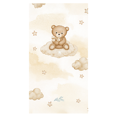 Faixa Lateral - Chá De Revelação Ursinhos - Sublimado 3D