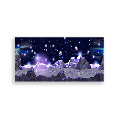 Painel Retangular - Astronauta - Sublimado 3D